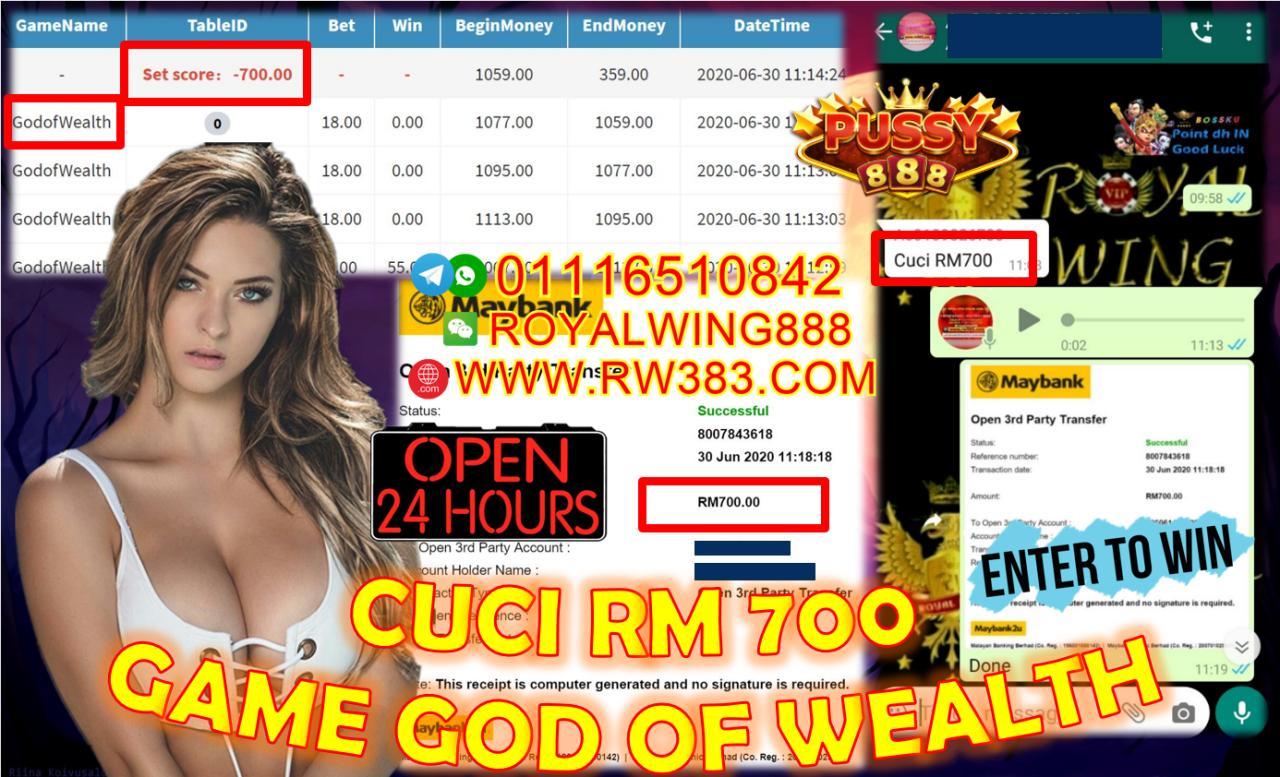 OUT RM700 DEKAT PUSSY888