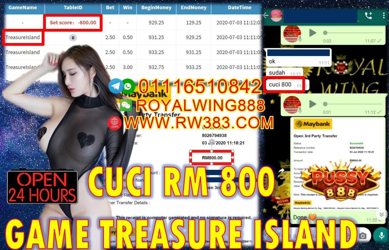 OUT RM800 DEKAT PUSSY888