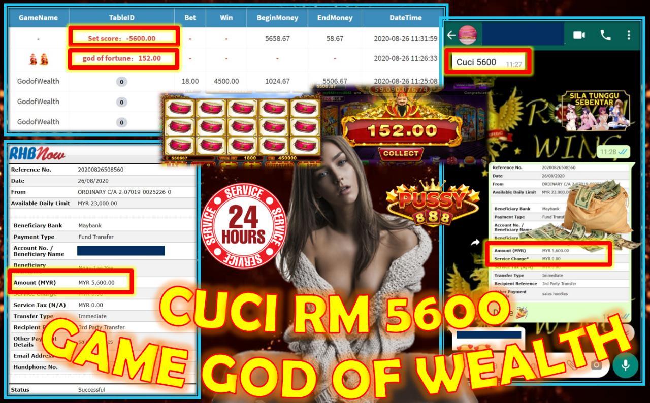 OUT RM5600 DEKAT PUSSY888!!