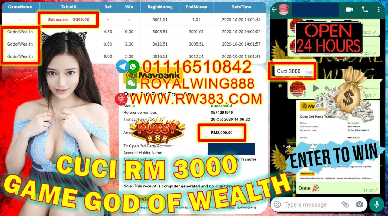 OUT RM3000 DEKAT PUSSY888!