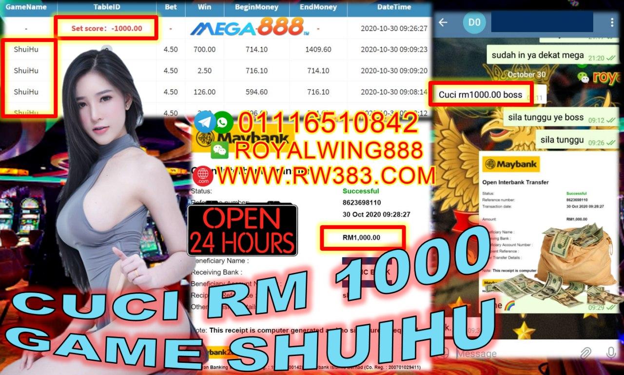 OUT RM1000 DEKAT MEGA888!