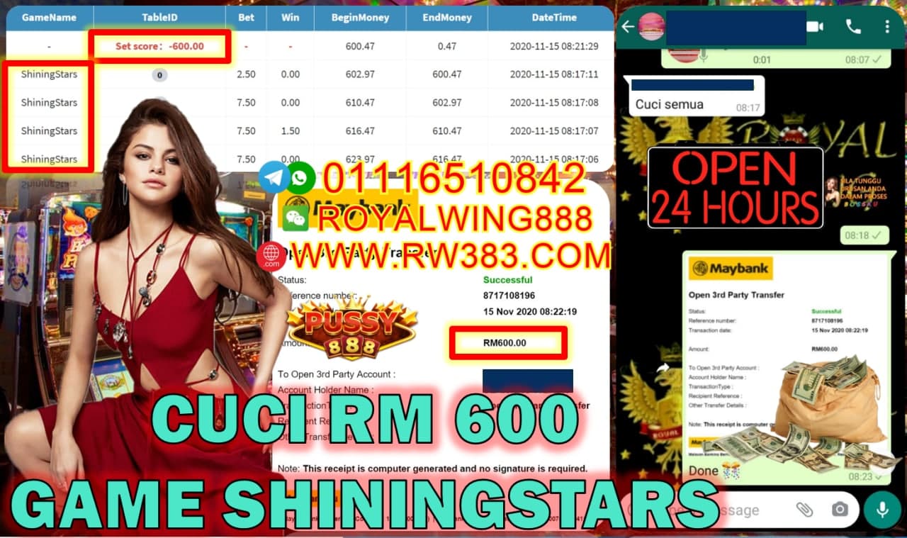 OUT RM600 DEKAT PUSSY888